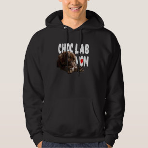 Veste À Capuche Chocolat Labrador Maman Retriever Brown Chien Choc