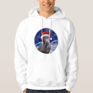 Veste À Capuche Chocolat Labrador Retriever Cadeaux de Noël