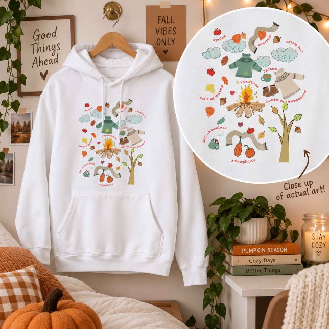 Veste À Capuche Choses d'automne (Créateur téléchargé)