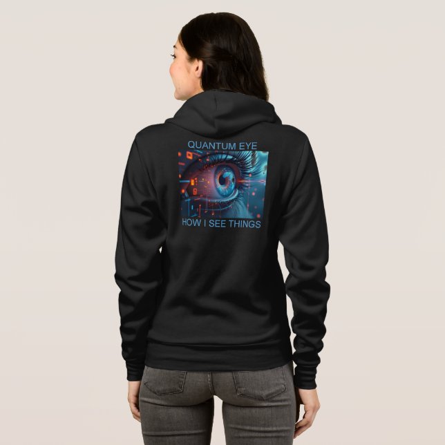 Veste À Capuche Choses de l'Œil Quantique femmes Bella sweat-shirt (Dos entier)
