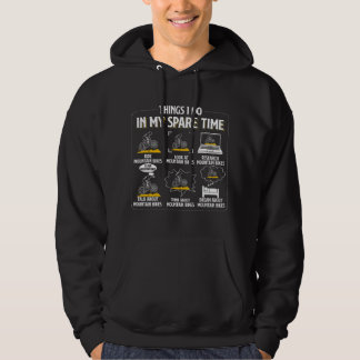 Veste À Capuche Choses que je fais pendant mon temps libre Vélo de