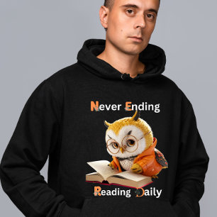 Veste À Capuche Chouette Lover Wise Book