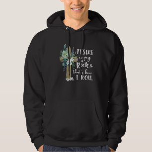 Veste À Capuche Christian Jésus Est Mon Rocher Et Comment Roulez