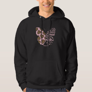 Veste À Capuche Christian Valentines Jour Papillon Cheetah Imprime