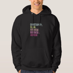 Veste À Capuche Christianisme Islam hindouisme bouddhisme judaïsme
