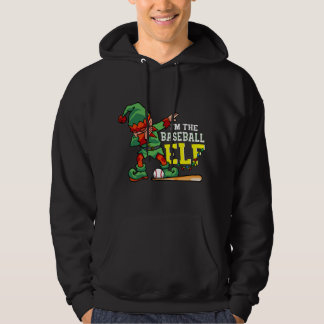 Veste À Capuche Christmas tree funny baseball elf apparel