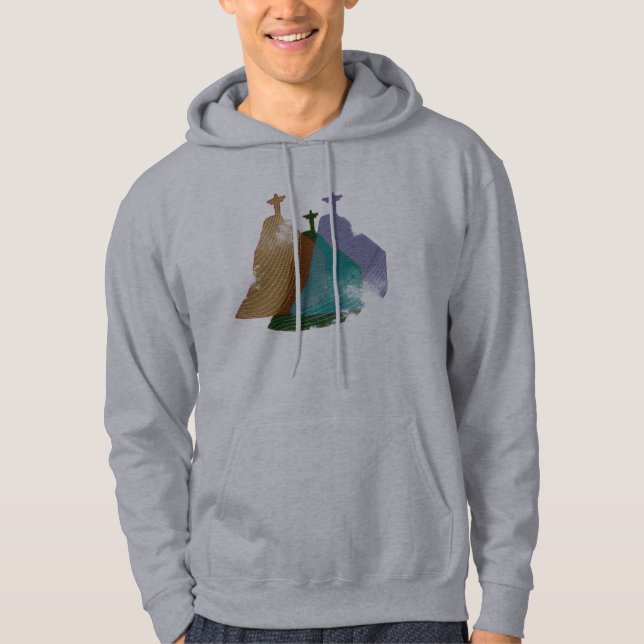 Veste À Capuche Chronique d'illustration numérique (Devant)