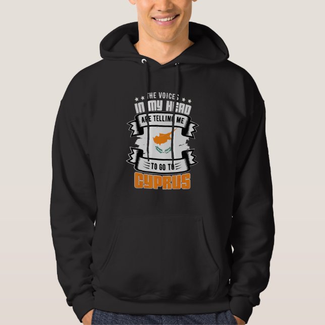 Veste À Capuche Chypre dans ma tête (Devant)