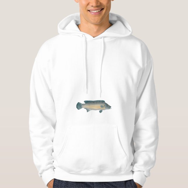 Veste À Capuche Cichlidé pike à bandes latérales (Devant)