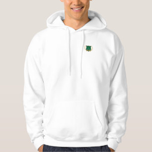 Veste À Capuche Cimier de GOLF avec Laurel Wreath et Clubs