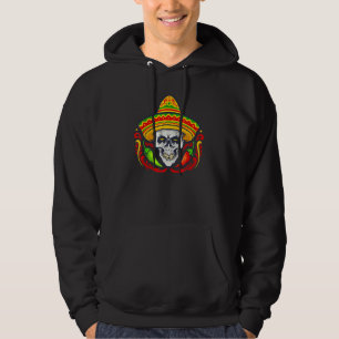 Veste À Capuche Cinco De Mayo Croix Mexicaine Lunettes de soleil C