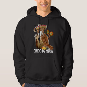 Veste À Capuche Cinco De Meow Costume de chat pour Cinco De Mayo