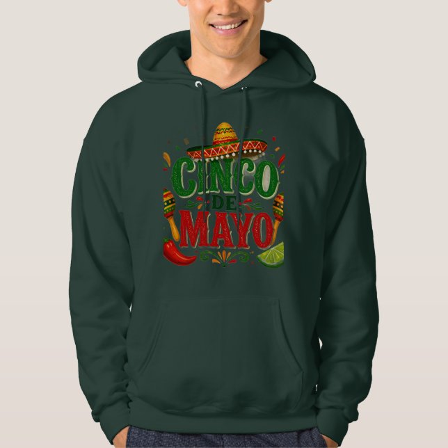 Veste À Capuche Cinq mai hommes (Devant)