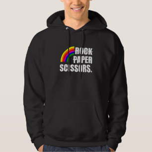 Veste À Capuche Ciseaux de papier rock Gay Lesbian Pride Rainbow L