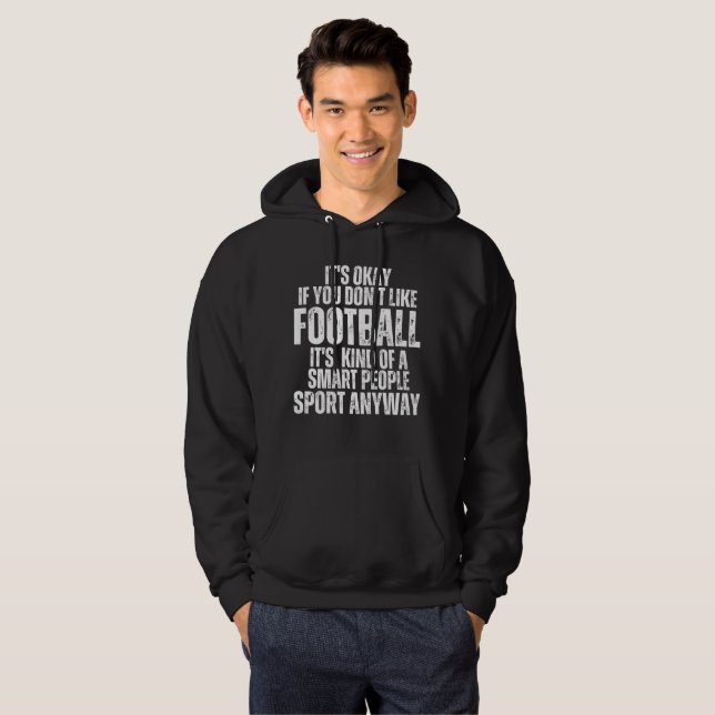 VESTE À CAPUCHE CITADELLES DRÔLES DE FOOTBALL (Devant entier)