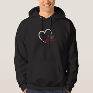 Veste À Capuche Citation Amusante Du Mari, J'Aime Mon Mari Fou, Co