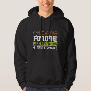 Veste À Capuche Citation Anime Drôle Aimer Anime Est Comme Respire