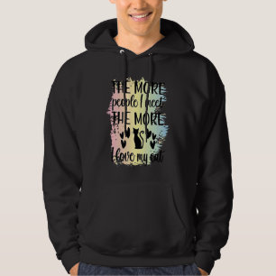 Veste À Capuche citation de chat femmes hommes motivation sarcasti