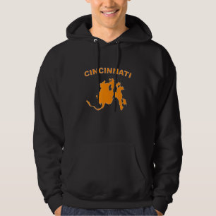 Veste À Capuche Citation de Cincinnati Ohio State Retro Cool Vinta