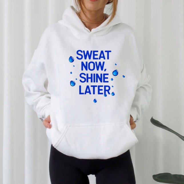 Veste À Capuche Citation de fille de gym Motivation de travail  (Créateur téléchargé)