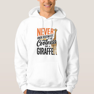 Veste À Capuche Citation de girafe drôle design vintage vecteur T-