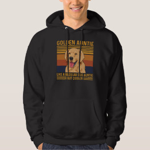 Veste À Capuche Citation De Golden Retriever Pour Une Tante D'Or
