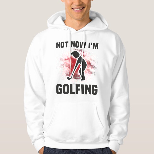 Veste À Capuche Citation de Golfer drôle (Devant)