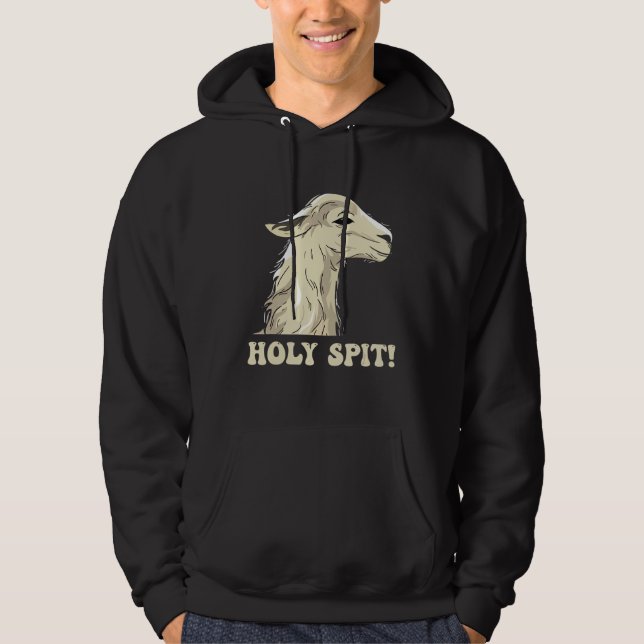Veste À Capuche Citation De Saint-Esprit Pour Une Llama (Devant)