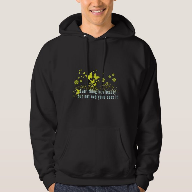 Veste À Capuche Citation de yoga fournie (Devant)