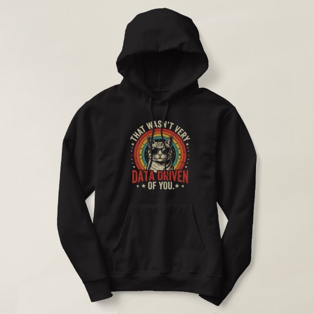 Veste À Capuche Citation drôle d'analyste de données qui n'était p (Design devant)