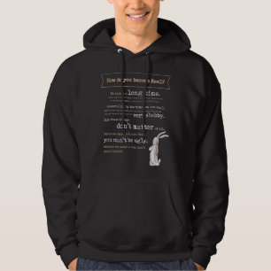 Veste À Capuche Citation du livre Velveteen Rabbit 1922 Devenir un