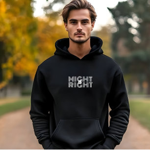Veste À Capuche Citation inspirante en typographie blanche à droit