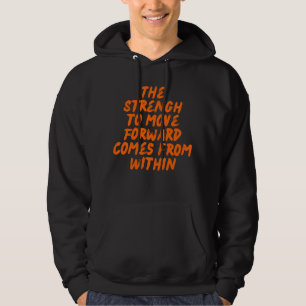 Veste À Capuche Citation Inspirante Typographie Minimaliste
