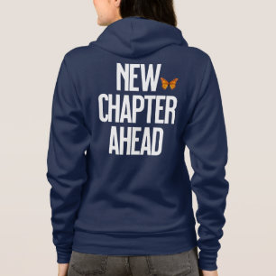 Veste À Capuche Citation Papillon Monarque Nouveau Chapitre