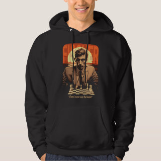 Veste À Capuche Citation Rétro de Bobby Fischer Jeune "Les échecs
