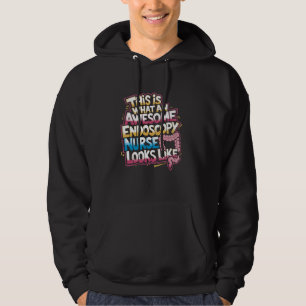 Veste À Capuche Citation sur la nursing d'endoscopie Infirmière en
