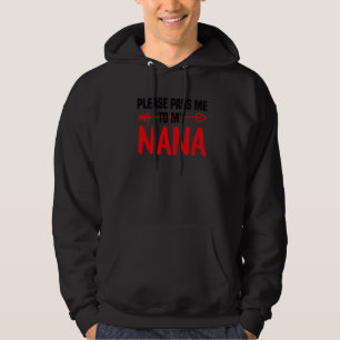 Veste À Capuche Citation Veuillez Me Passer À Ma Nana J'Aime Ma Gi