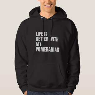 Veste À Capuche Citations de chien de Poméranie amusantes