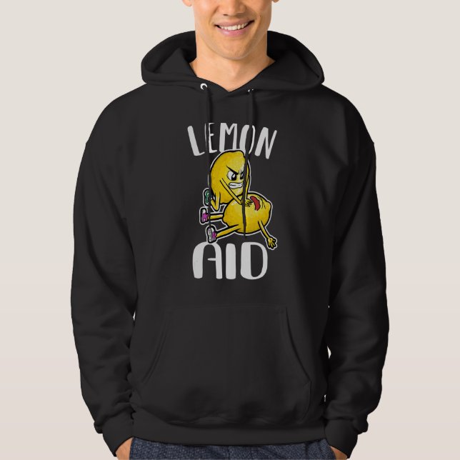 Veste À Capuche Citron Aide Citron Citron Citron premiers soins (Devant)