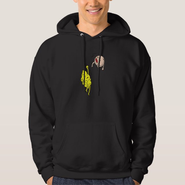 Veste À Capuche Citron Bâtit Thé Glacé à la Pêche (Devant)
