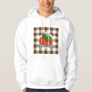 VESTE À CAPUCHE CITROUILLE BROWN - BON THANKSGIVING