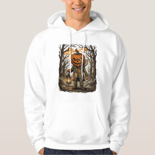 Veste À Capuche Citrouille Créative Épouvantail Lanterne Hibou Hal