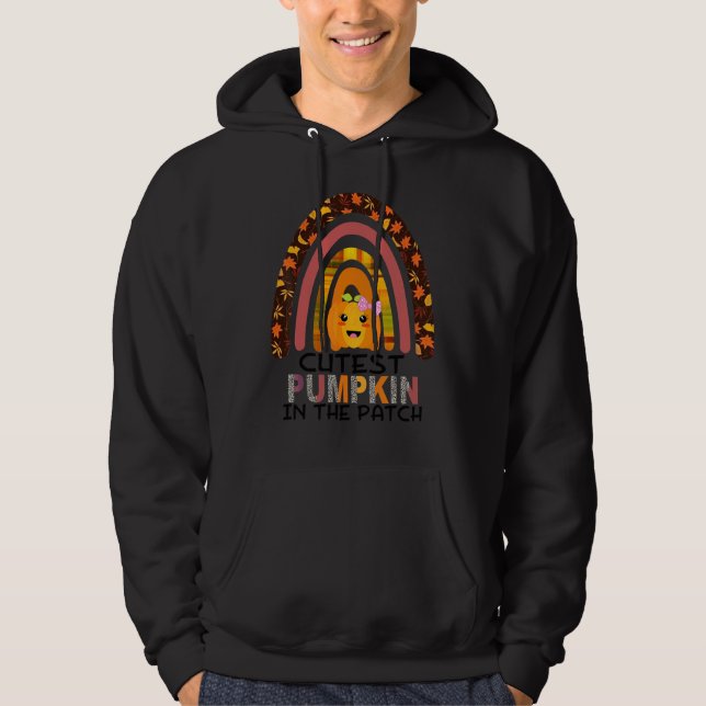 Veste À Capuche Citrouille la plus mignonne et la plus cool du pat (Devant)