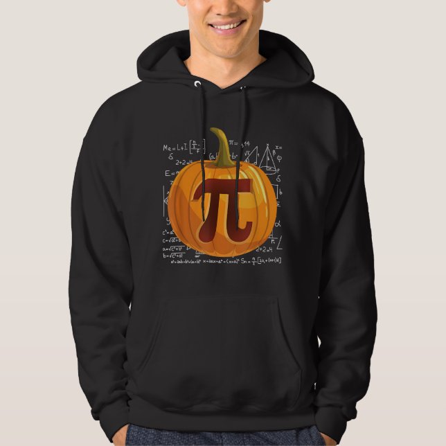 Veste À Capuche Citrouille Pie Math Funny Halloween Thanksgiving P (Devant)