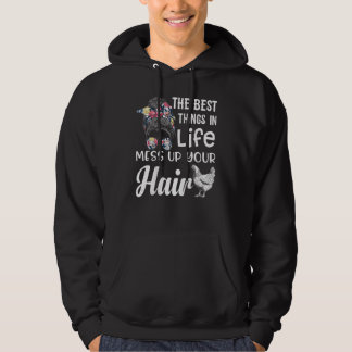 Veste À Capuche Clair Witty Pun Volaille Poulet Élevage de poulet