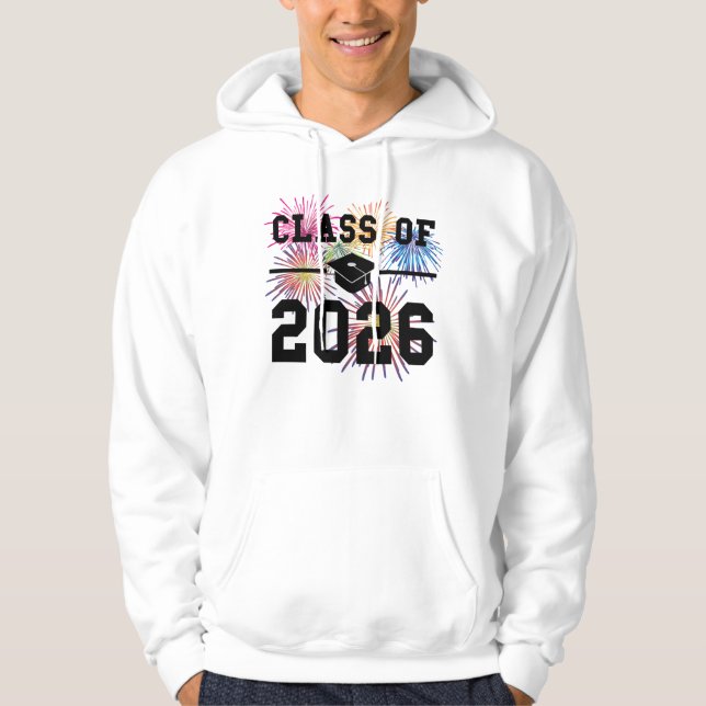 Veste À Capuche Classe de 2026 dernière année (Devant)