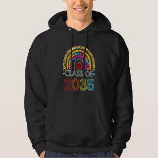 Veste À Capuche Classe De 2034 Rainbow Pink Graduate Préscolaire T