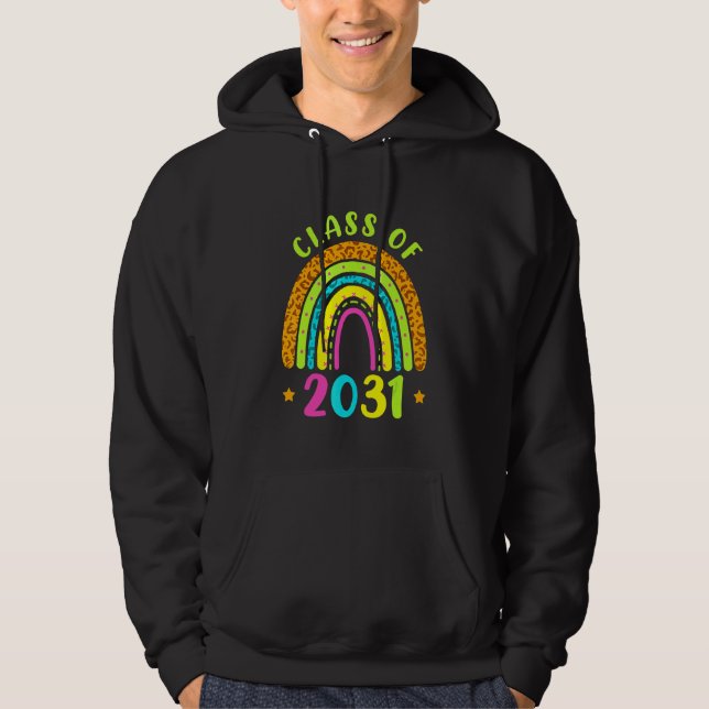 Veste À Capuche Classe De Leopard Rainbow 2031 Retour À L'École Se (Devant)