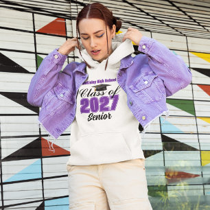 Veste À Capuche Classe pourpre de 2027 Senior High School personna