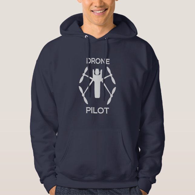 Veste À Capuche Classes Pilote de drone (Devant)